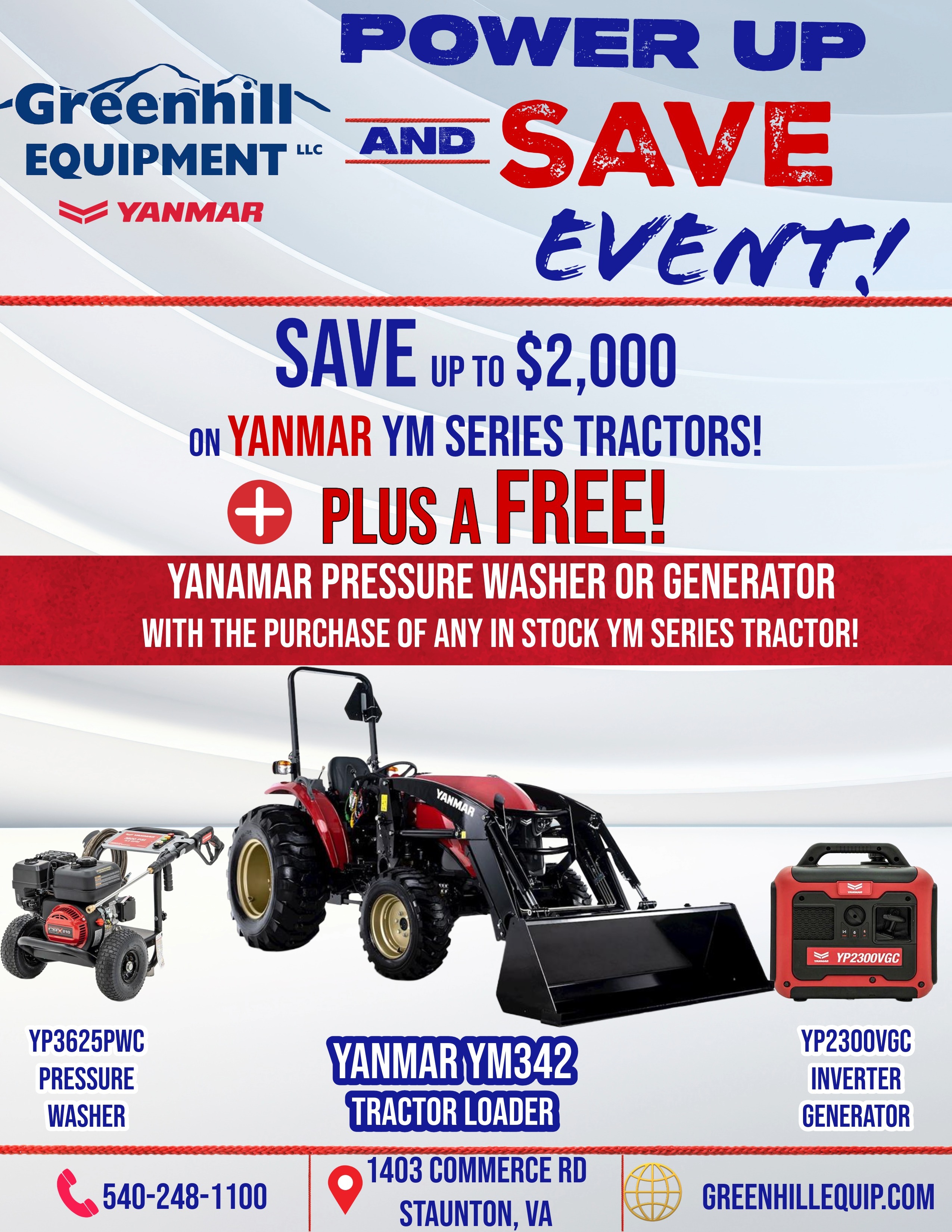 2026 Yanmar USA YM342 TL in Staunton, VA