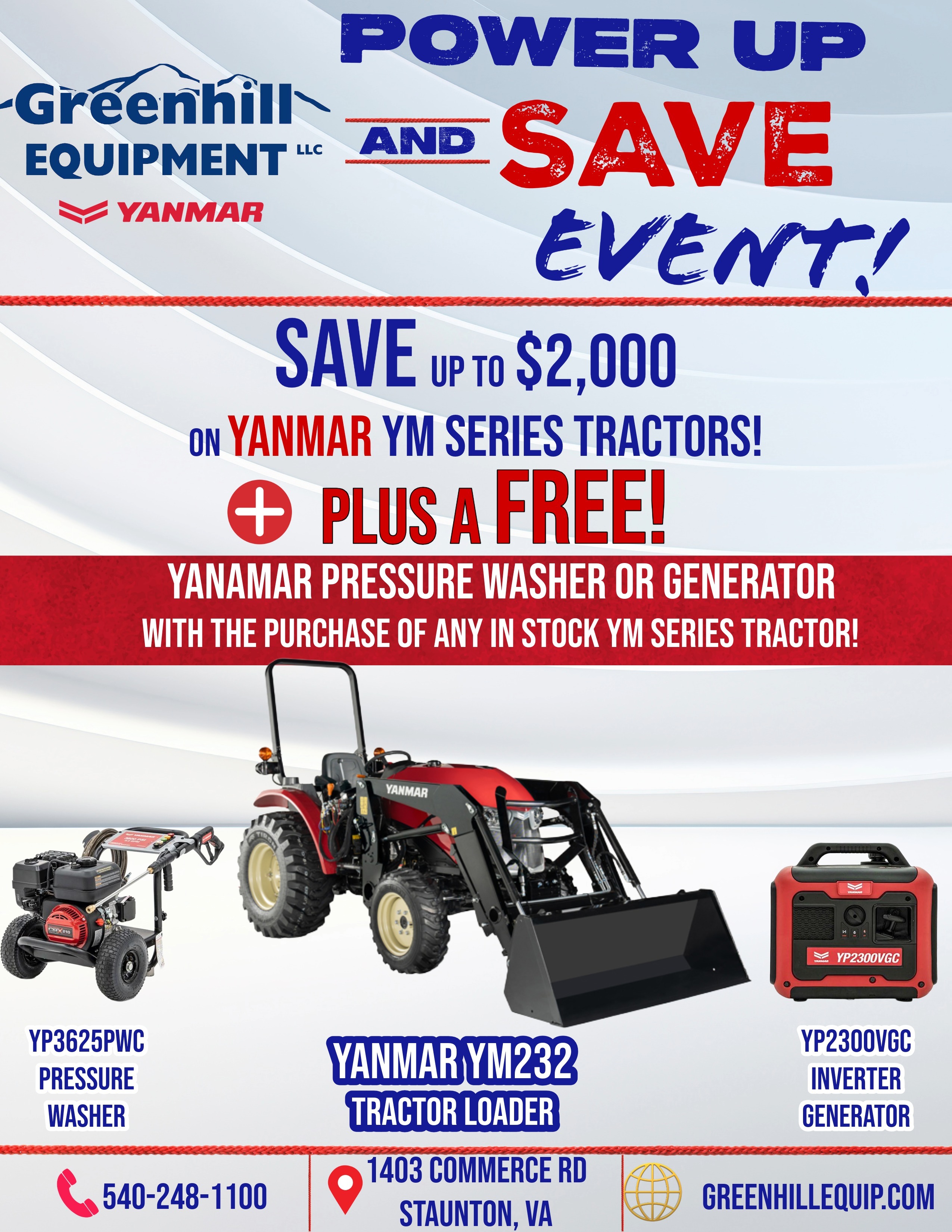 2026 Yanmar USA YM232 in Staunton, VA