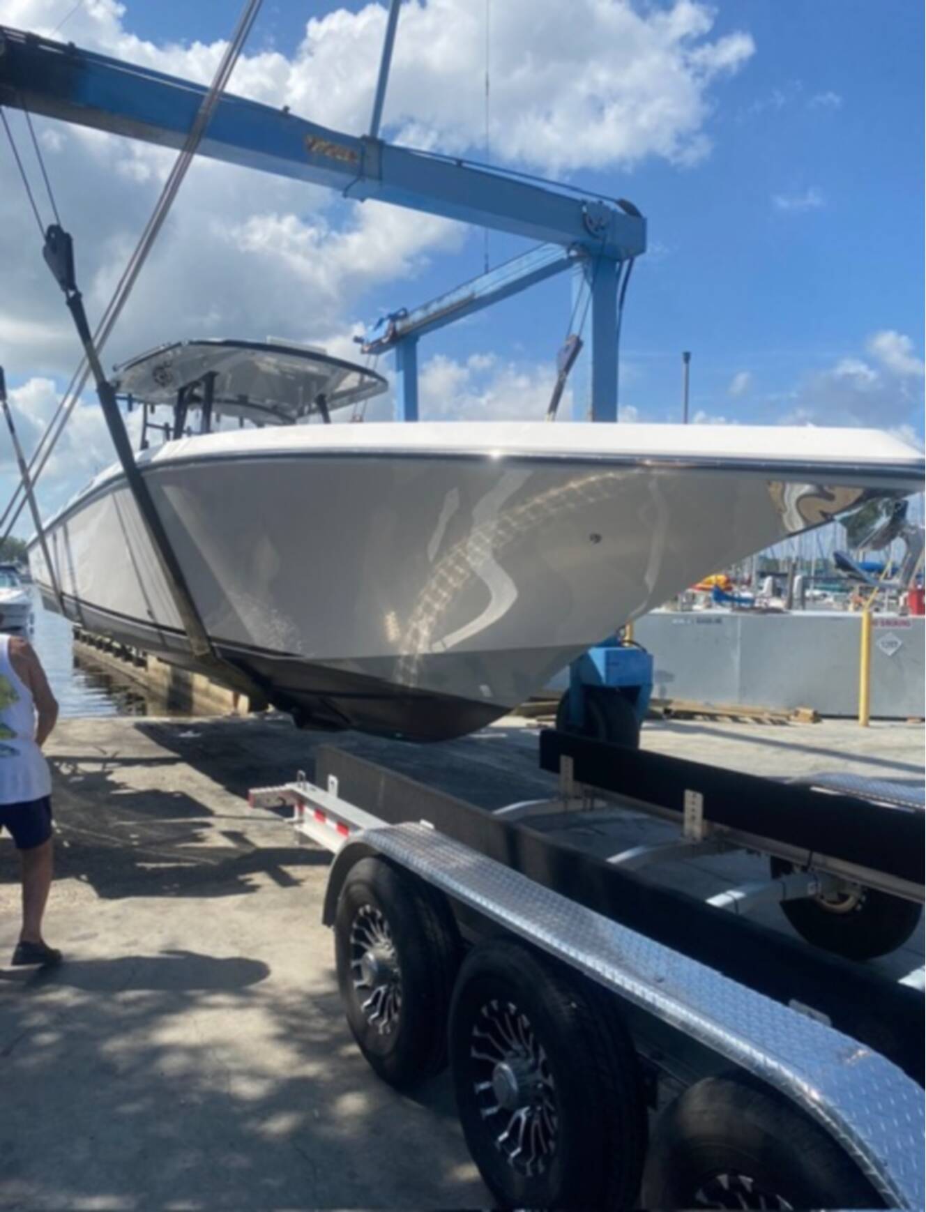 A photo of this 2021 Fountain 38TE