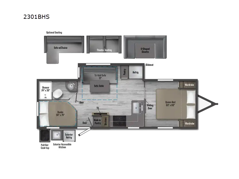 2022 Winnebago Industries Towables Minnie 2301BHS in seffner FL