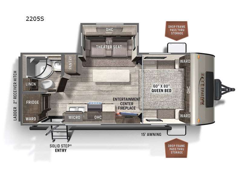 2021 Forest River Rv Rockwood Mini Lite 2205S in lake crystal MN