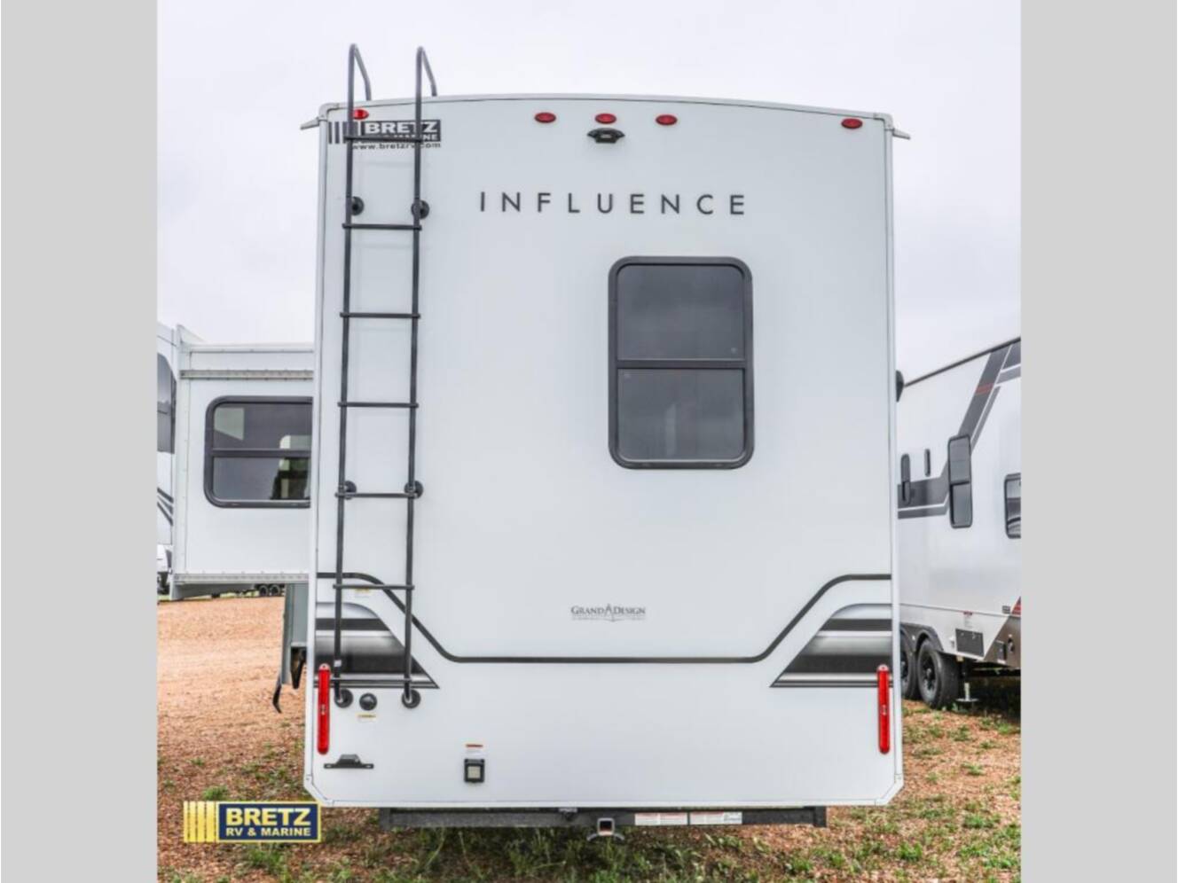 A photo of this 2026 Grand Design Influence 3804DS