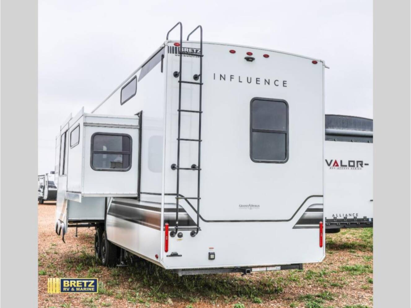 A photo of this 2026 Grand Design Influence 3804DS