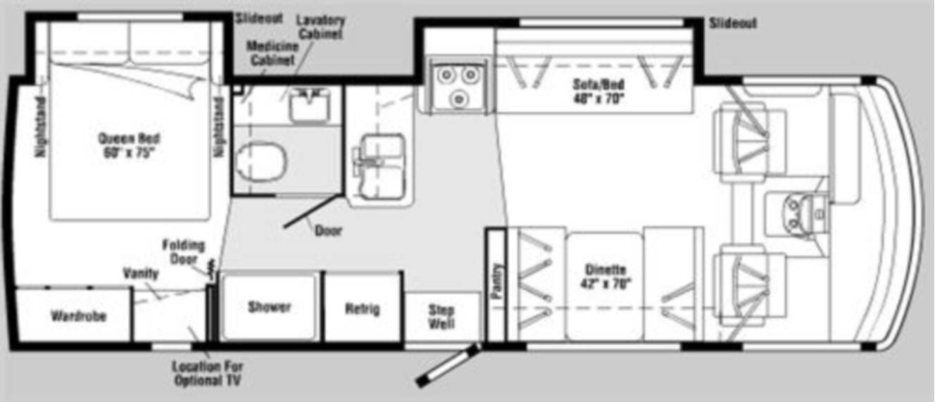 A photo of this 2005 Winnebago Sightseer 29R