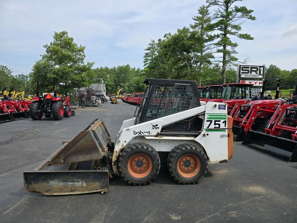 1999 Bobcat T751 Skid Steer Loader w/Bucket, Land Plane, Forks, Sno in Loudon, NH