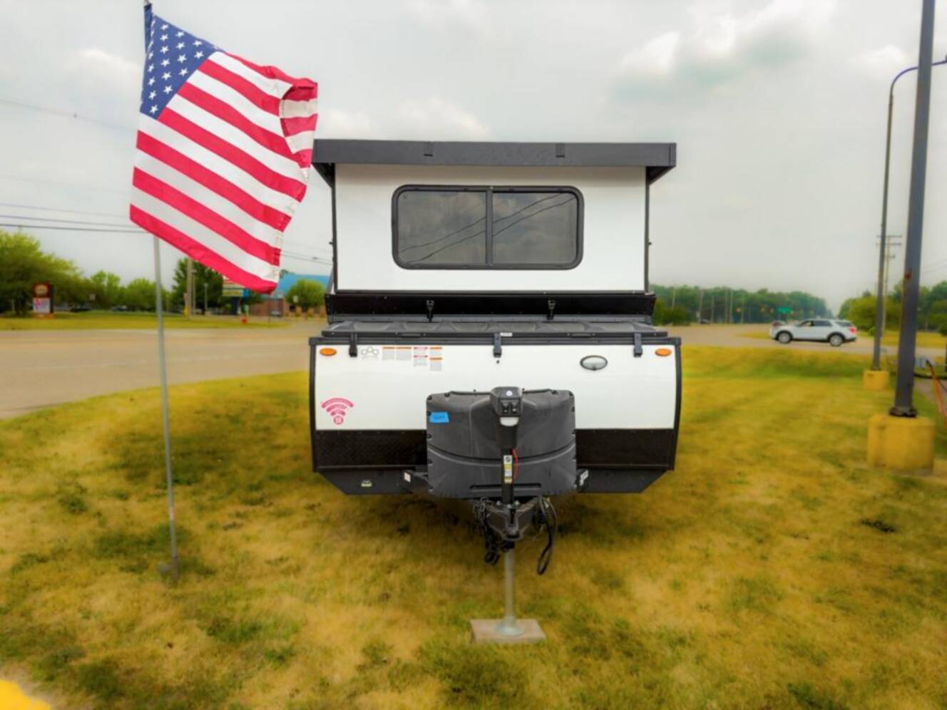 A photo of this 2021 Forest River Rv Rockwood Hard Side High Wall Series A214HW