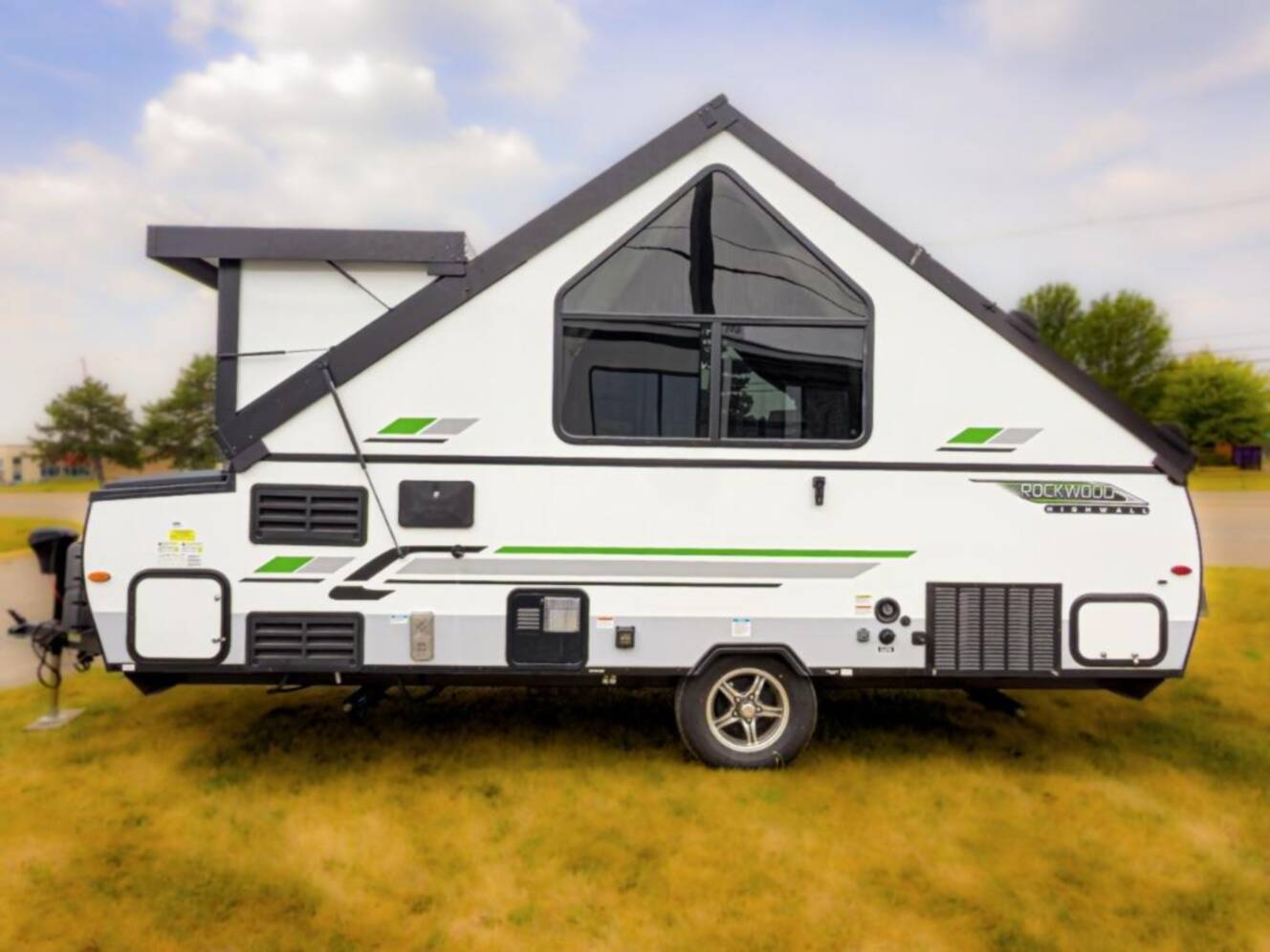 A photo of this 2021 Forest River Rv Rockwood Hard Side High Wall Series A214HW