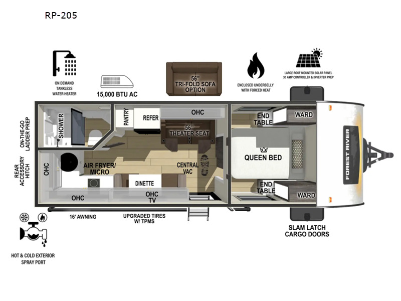2027 Forest River Rv R Pod RP-205 in chippewa falls WI