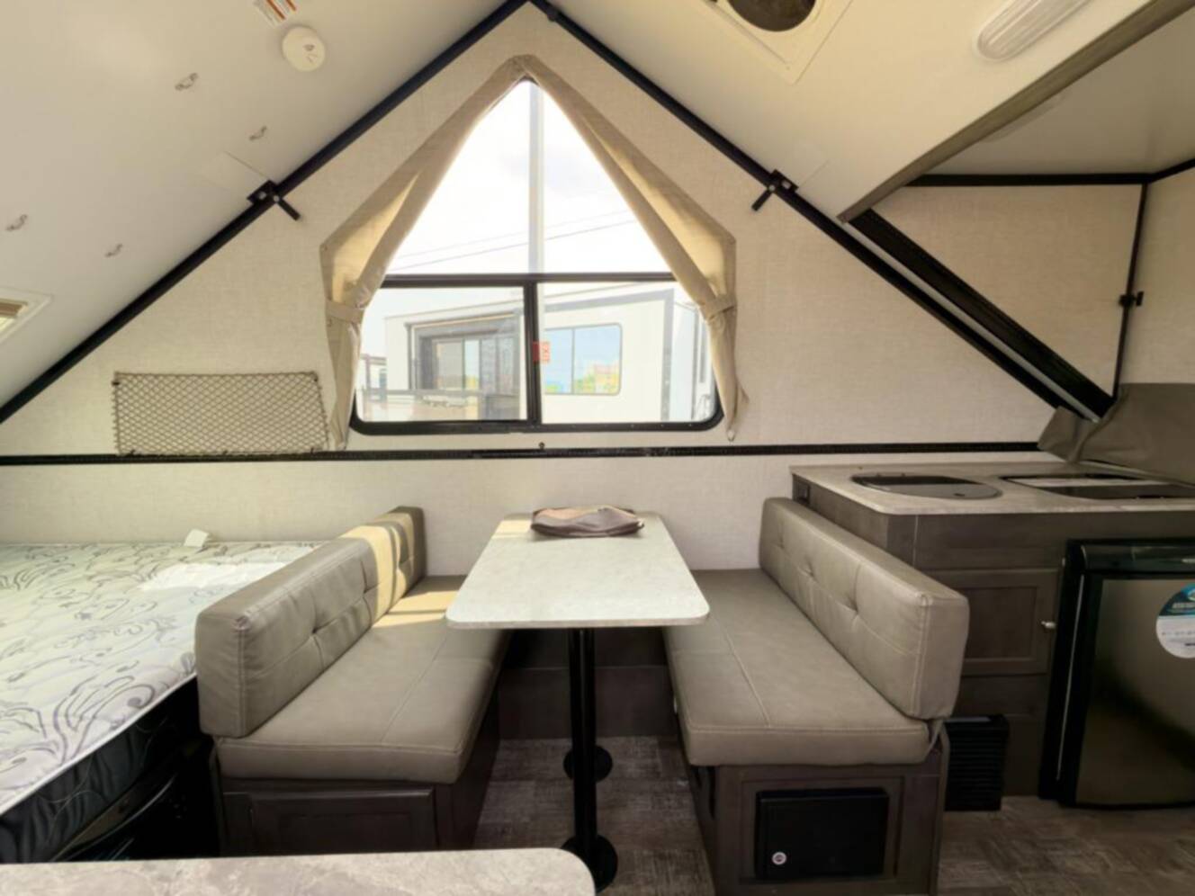 A photo of this 2021 Forest River Rv Rockwood Hard Side High Wall Series A214HW