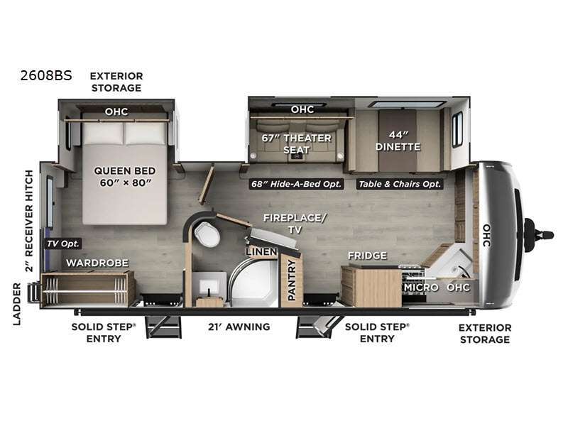 2027 Forest River Rv Rockwood Ultra Lite 2608BS in hot springs AR