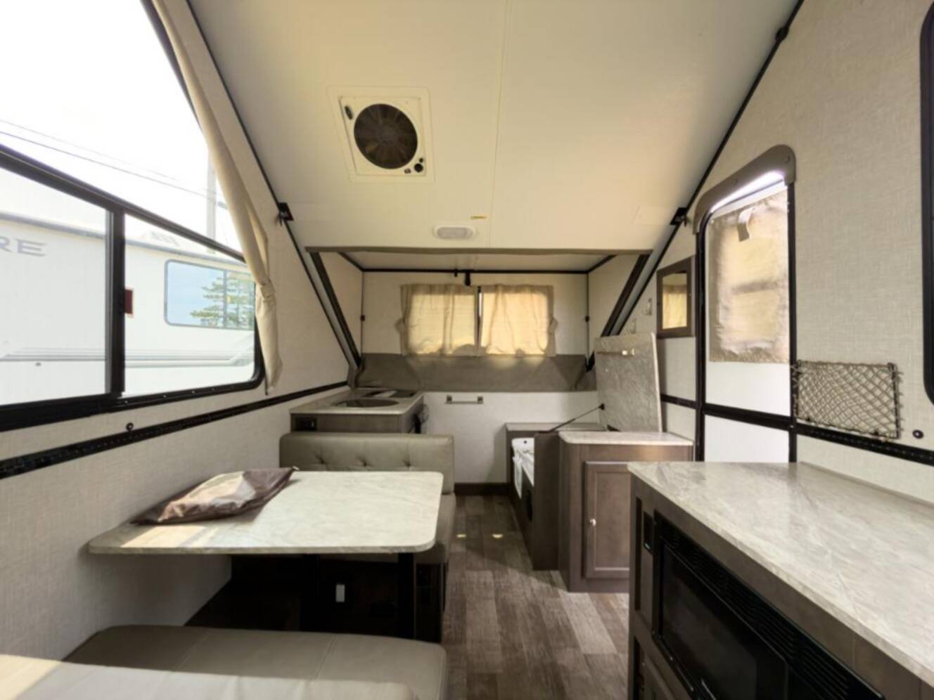 A photo of this 2021 Forest River Rv Rockwood Hard Side High Wall Series A214HW