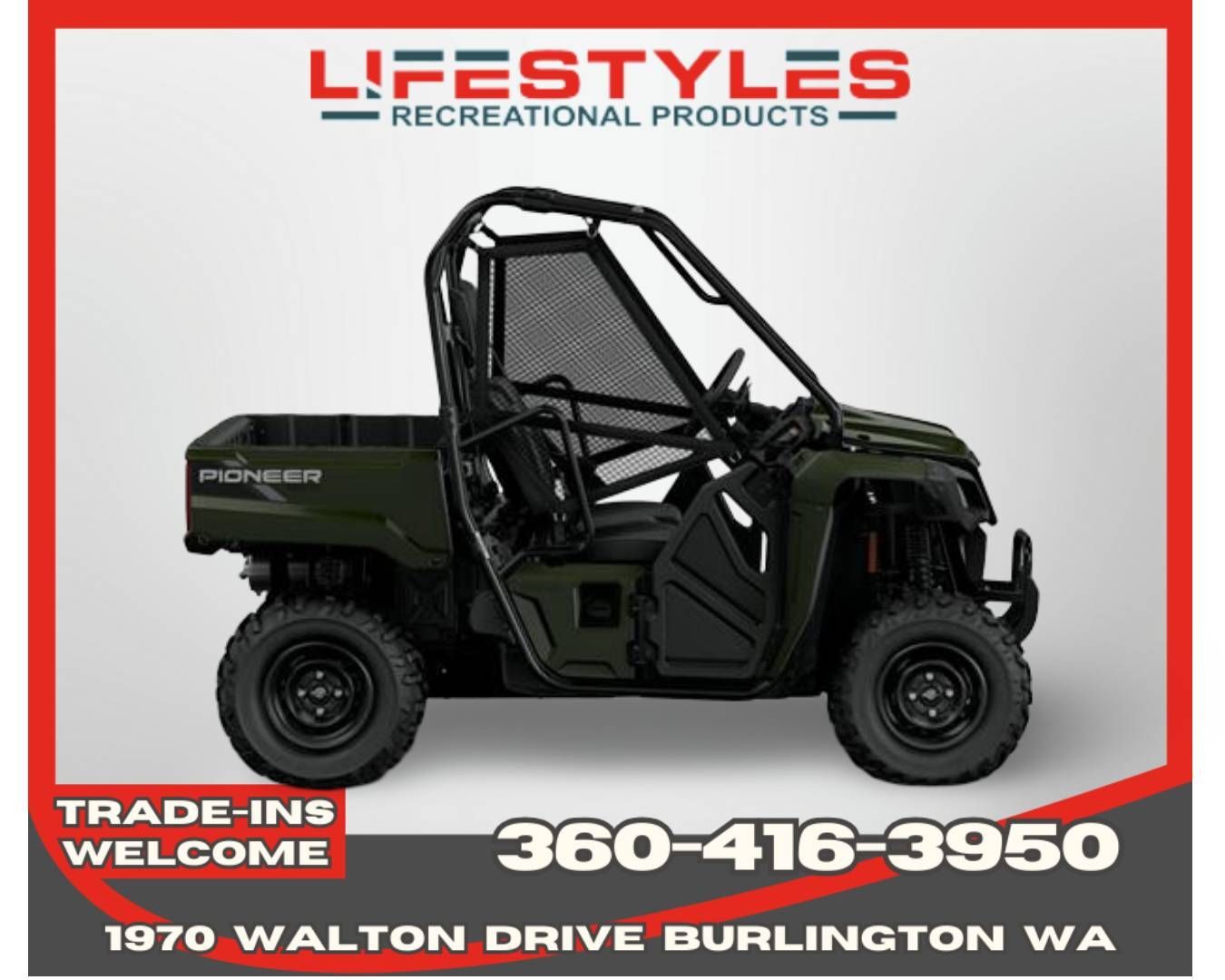 2026 Honda Pioneer 520 BASE in burlington WA