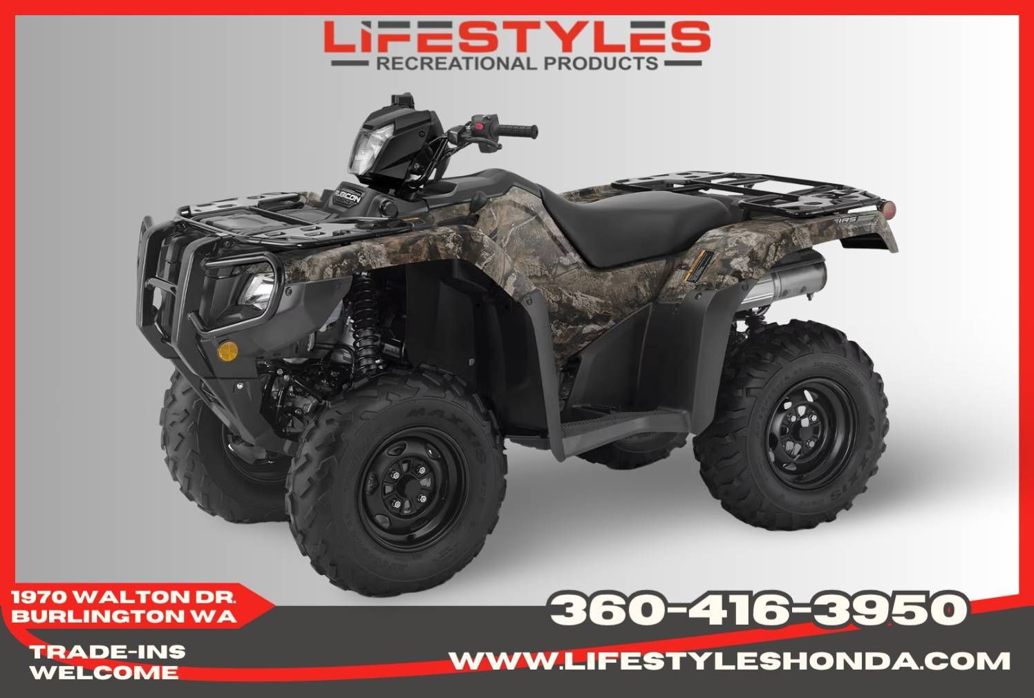 2026 Honda FourTrax Foreman Rubicon 4x4 Automatic DCT EPS in burlington WA