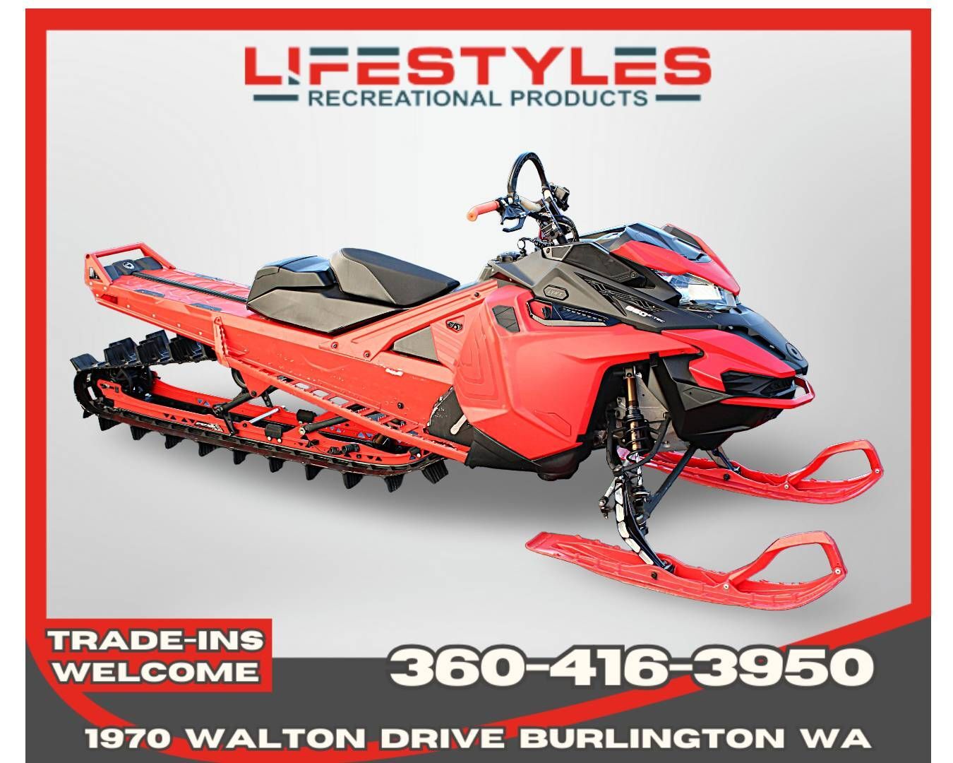 2022 Lynx BoonDocker DS 4100 850 E-TEC PowderMax Light FlexEdge  in burlington WA