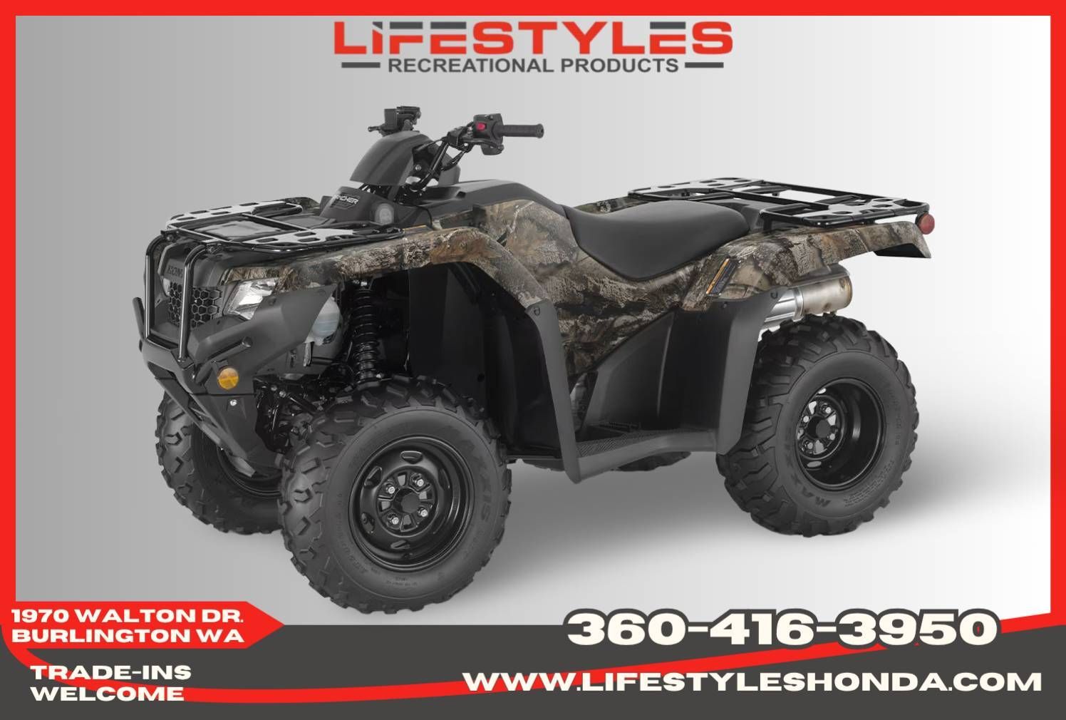 2026 Honda FourTrax Rancher 4x4 in burlington WA