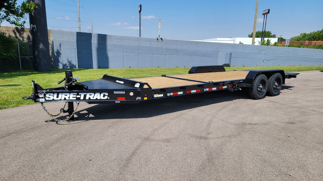 2026 Sure-Trac 7'X16'+6' 17.6K Pro Series Tilt Equipment Trailer in Delphos, ME