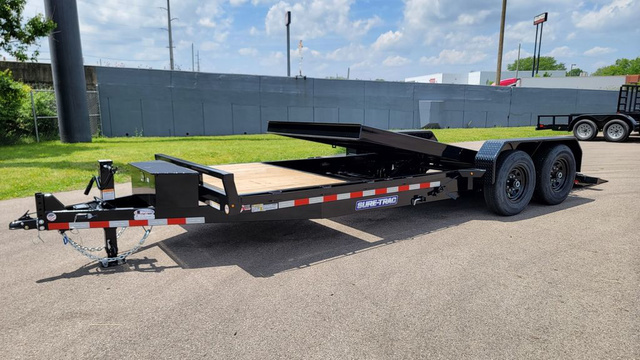 2026 Sure-Trac 7'x16'+4' 14k Tilt / Toolbox / Equipment Trailer in Delphos, ME