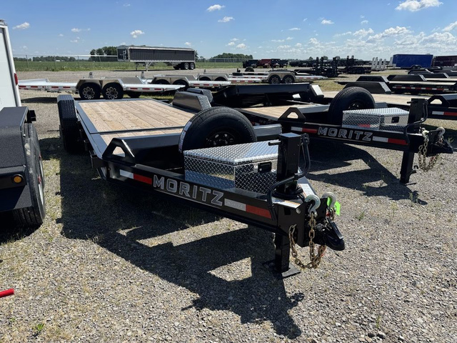 2026 Moritz International 7'X16'+4' 14K Tilt Equipment Trailer in Delphos, ME