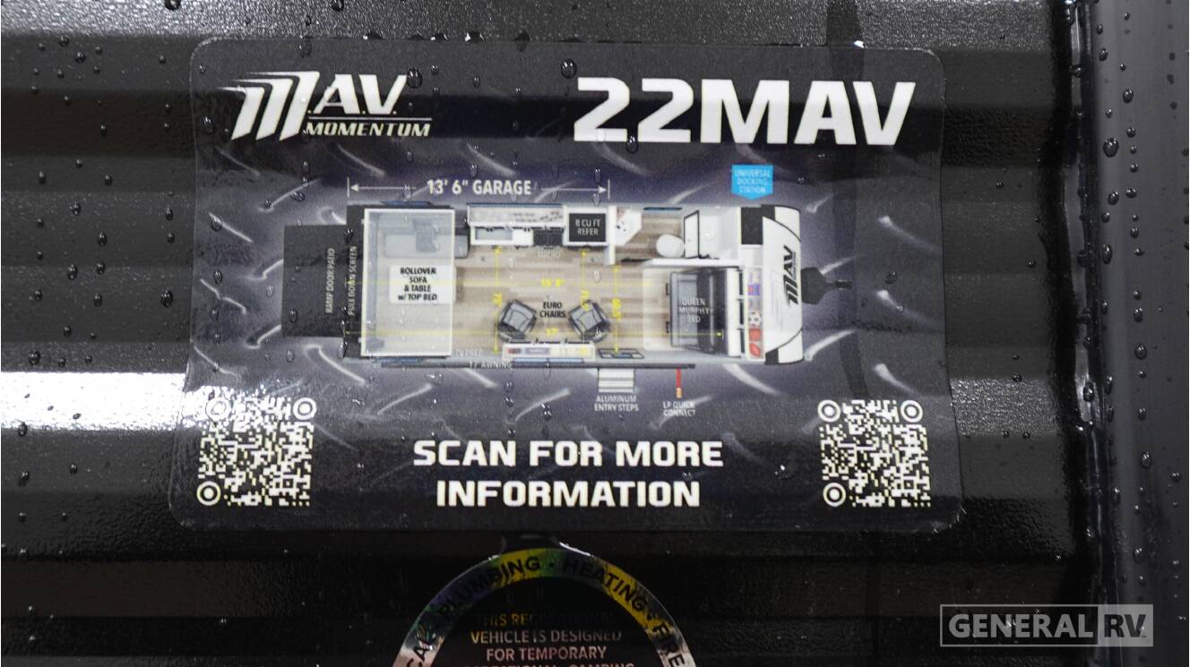 A photo of this 2026 Grand Design MOMENTUM MAV 22MAV