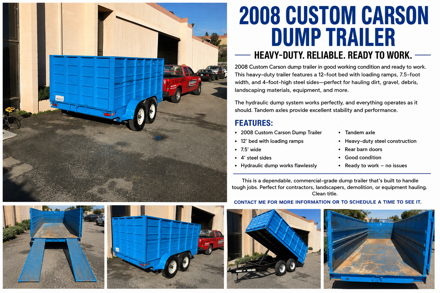 2008 CARSON TRAILER custom in Laguna Niguel, CA