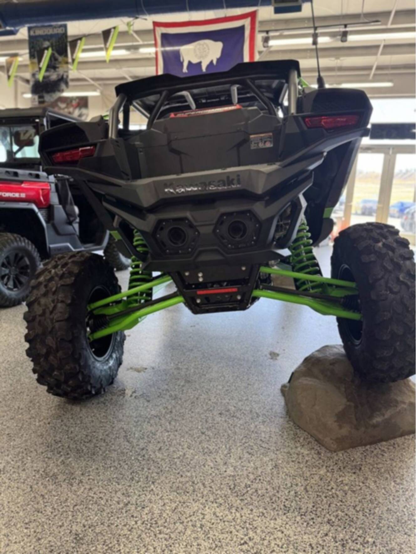 A photo of this 2026 Kawasaki Teryx5 H2 Deluxe eS