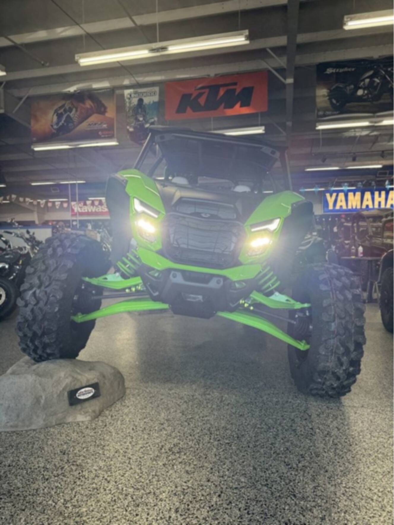 A photo of this 2026 Kawasaki Teryx5 H2 Deluxe eS