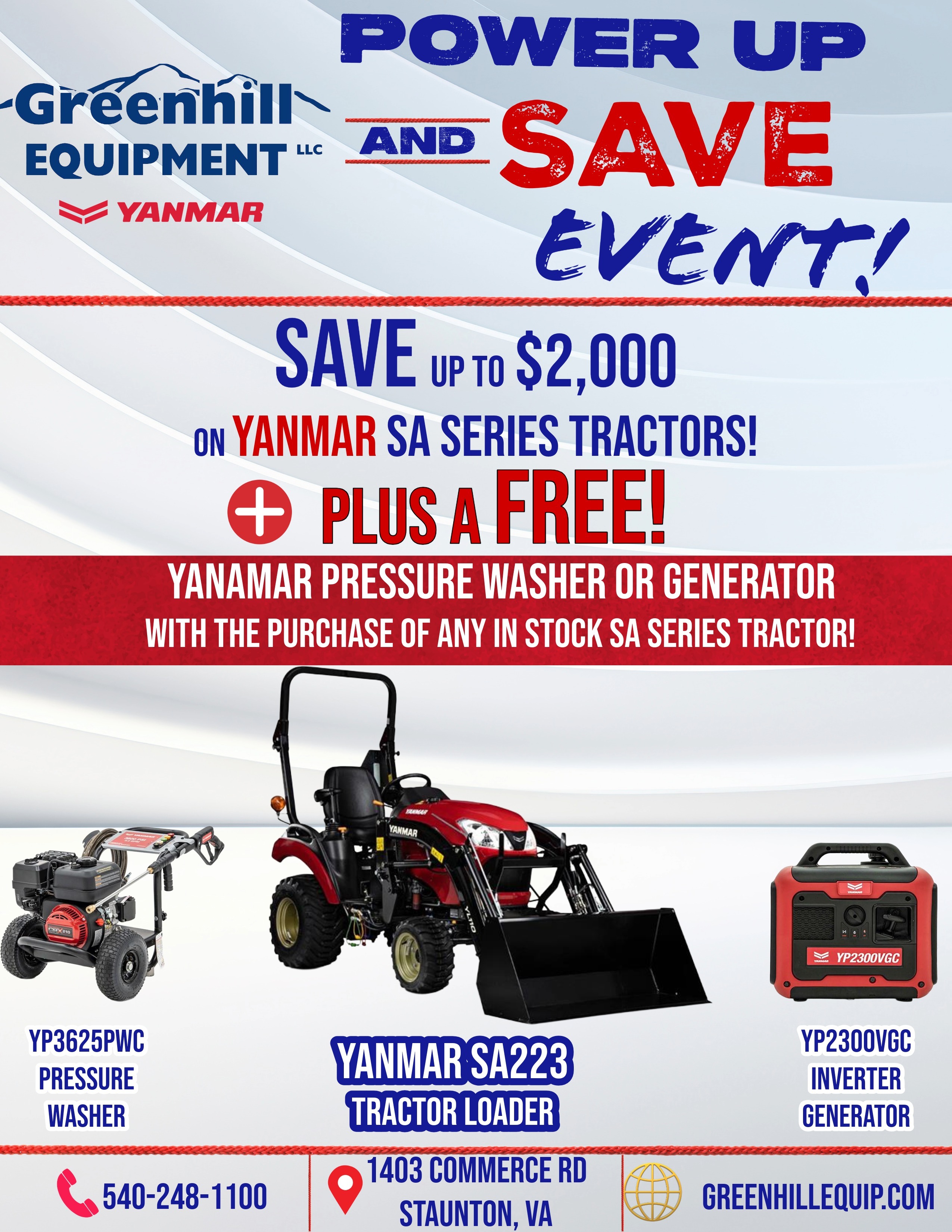 2026 Yanmar USA SA223 LOADER, TRACTOR in Staunton, VA