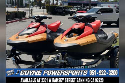 2025 Sea-Doo Spark 2UP & Spark 3UP Package in banning CA