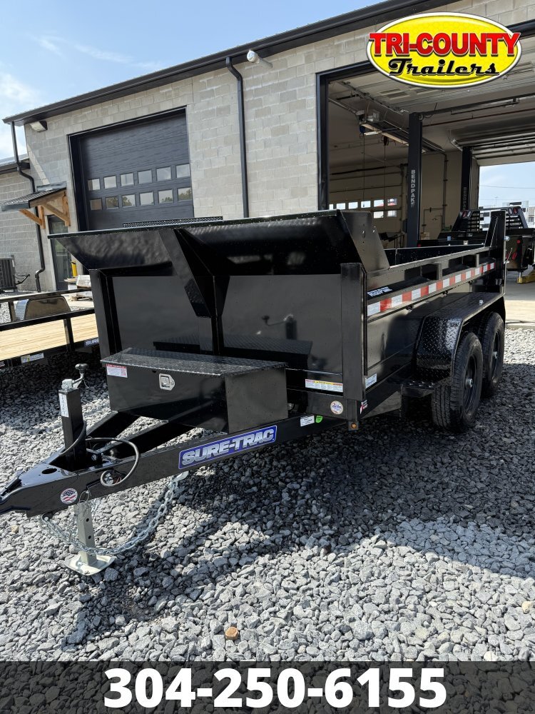 2026 Sure-Trac 6X10 10K SD LOW PROFILE DUMP TRAILER SINGLE RAM in Beaver, WV
