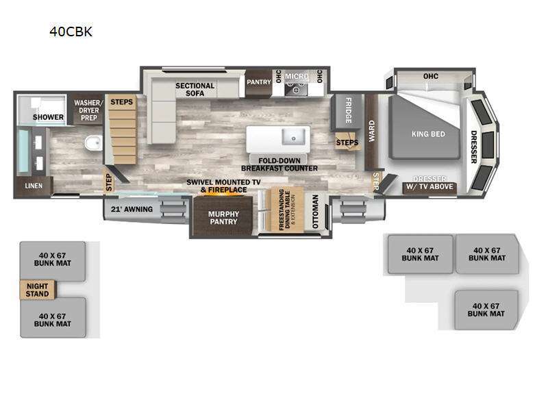 2024 Forest River Rv Cedar Creek 40CBK in coburg OR