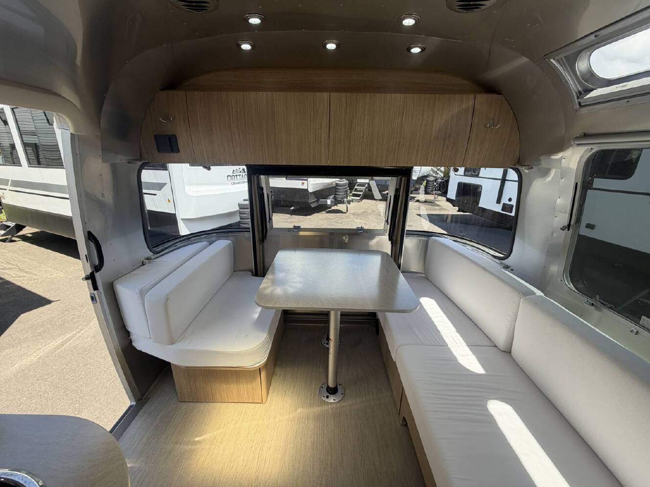 A photo of this 2020 Airstream Flying Cloud 27FB Rear Hatch
