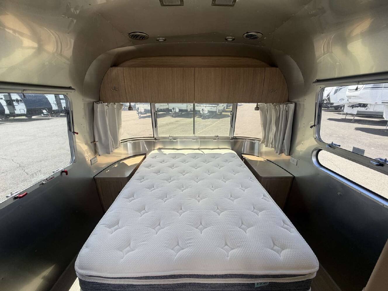 A photo of this 2020 Airstream Flying Cloud 27FB Rear Hatch