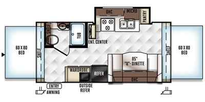 2016 Forest River Rv Rockwood Roo 21DK in hayden ID