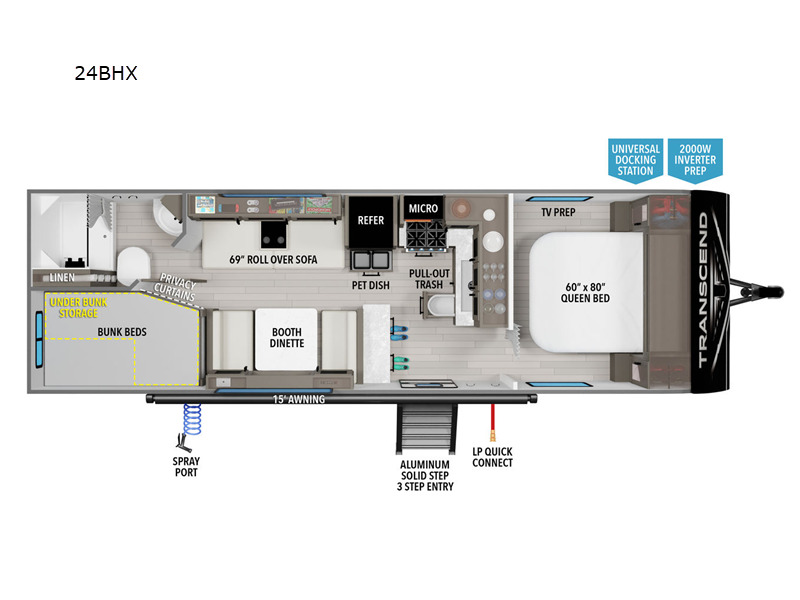 2026 Grand Design Transcend Xplor 24BHX in eldridge IA