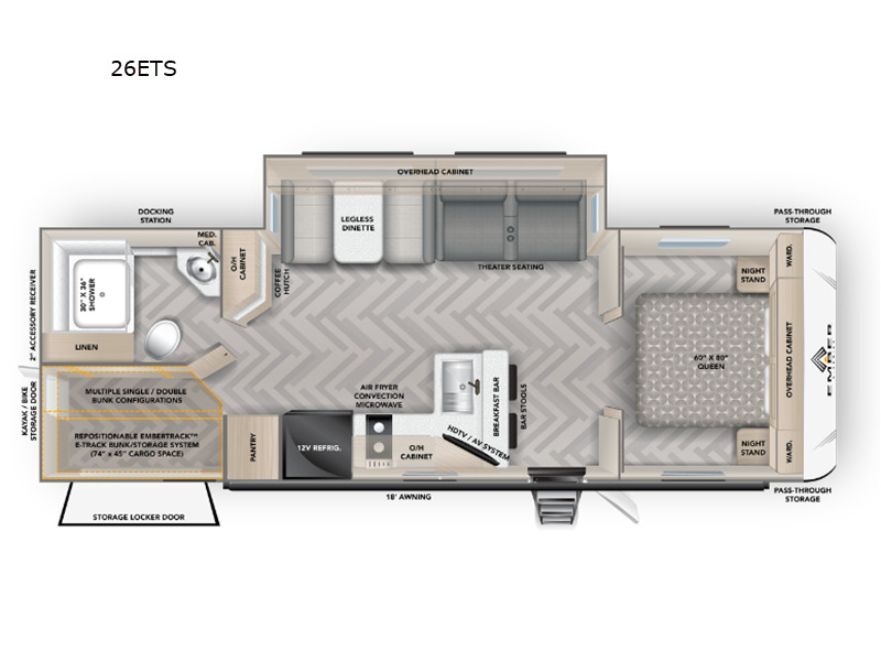 2026 Ember Rv E-Series 26ETS in ludington MI