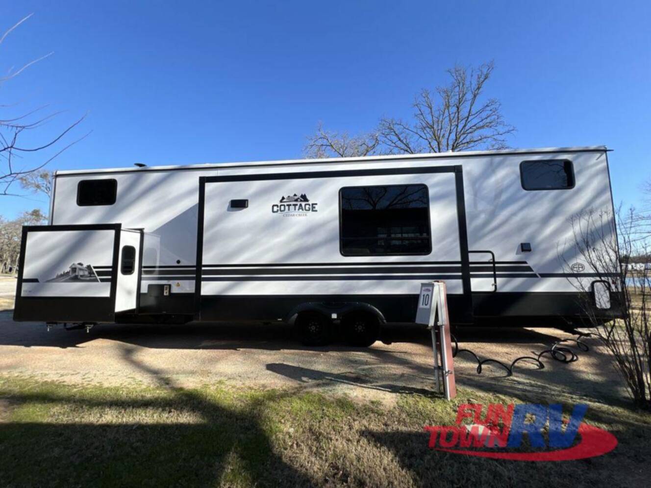 A photo of this 2025 Forest River Rv Cedar Creek Cottage 40CBK
