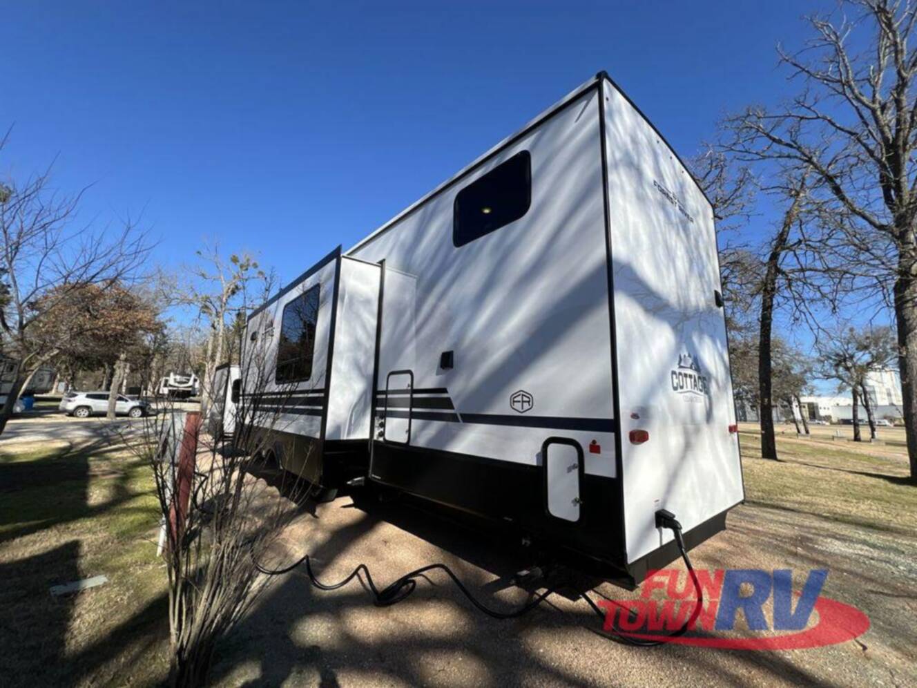 A photo of this 2025 Forest River Rv Cedar Creek Cottage 40CBK