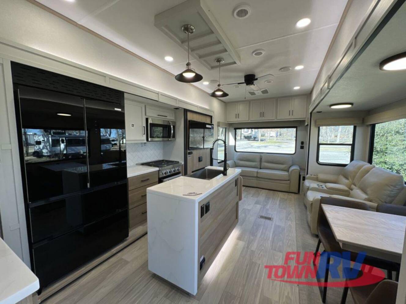 A photo of this 2025 Forest River Rv Sandpiper Destination Trailers 388JW