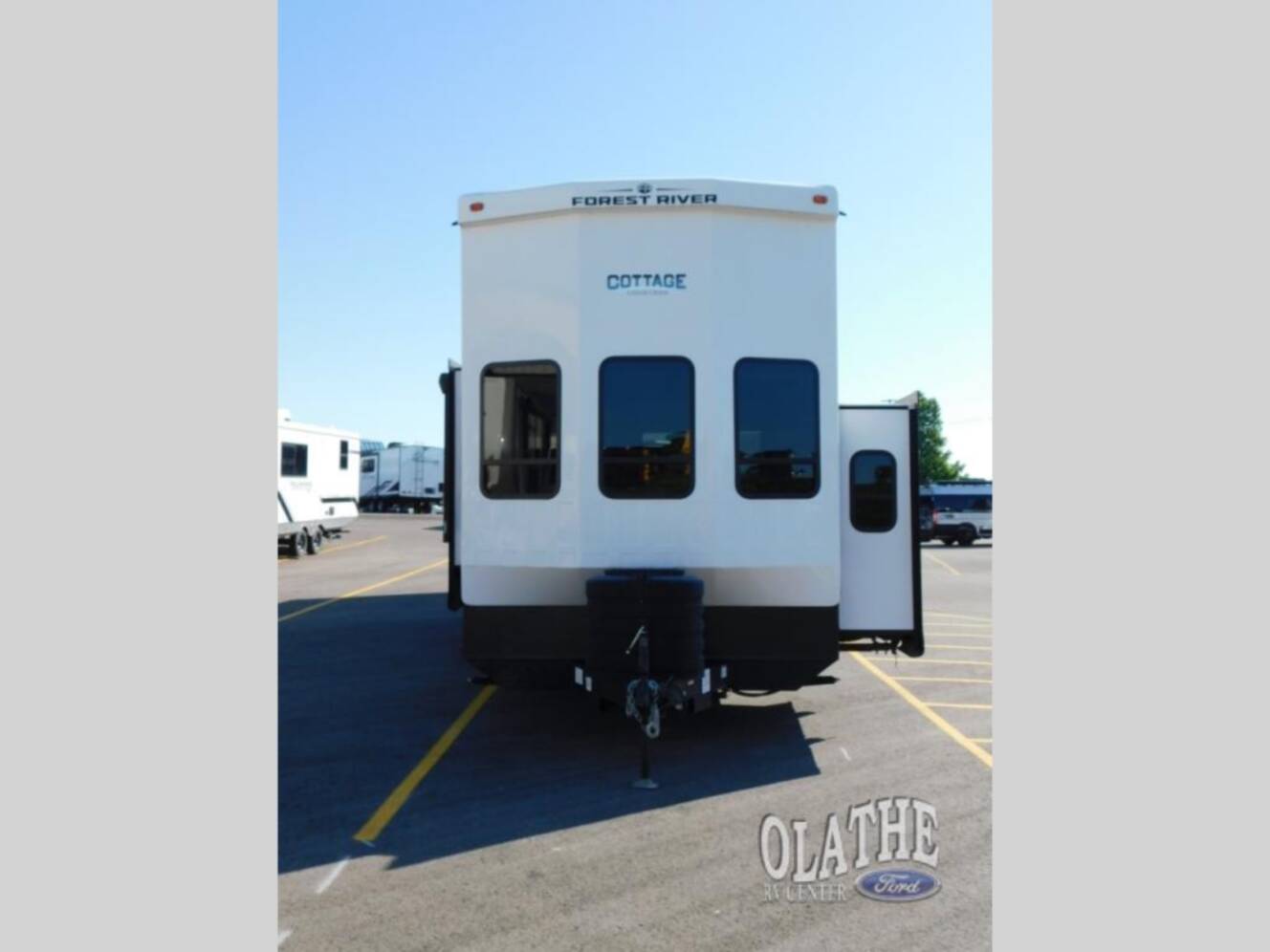 A photo of this 2025 Forest River Rv Cedar Creek Cottage 40CBK