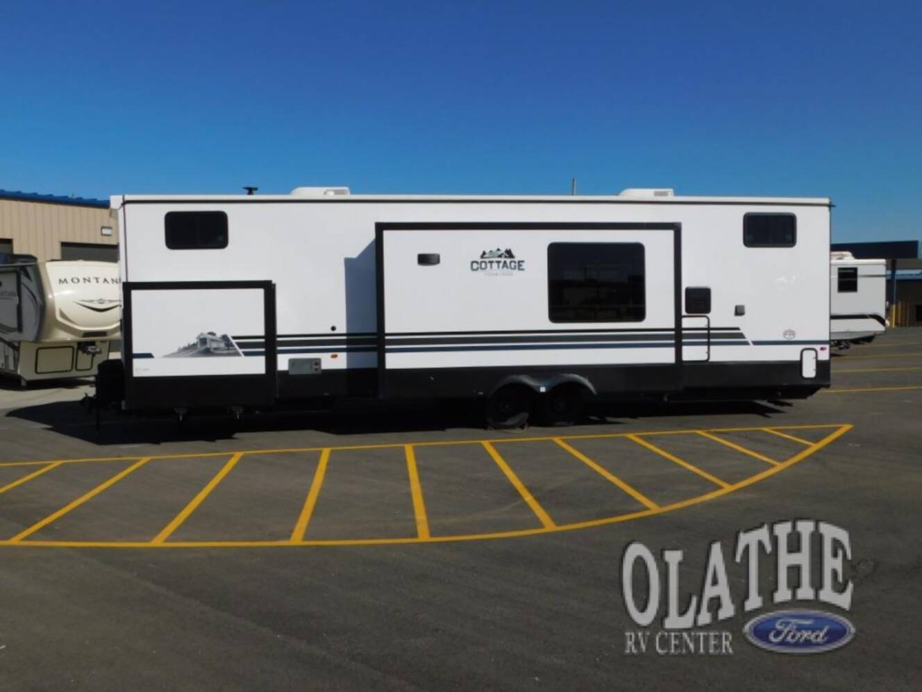A photo of this 2025 Forest River Rv Cedar Creek Cottage 40CBK