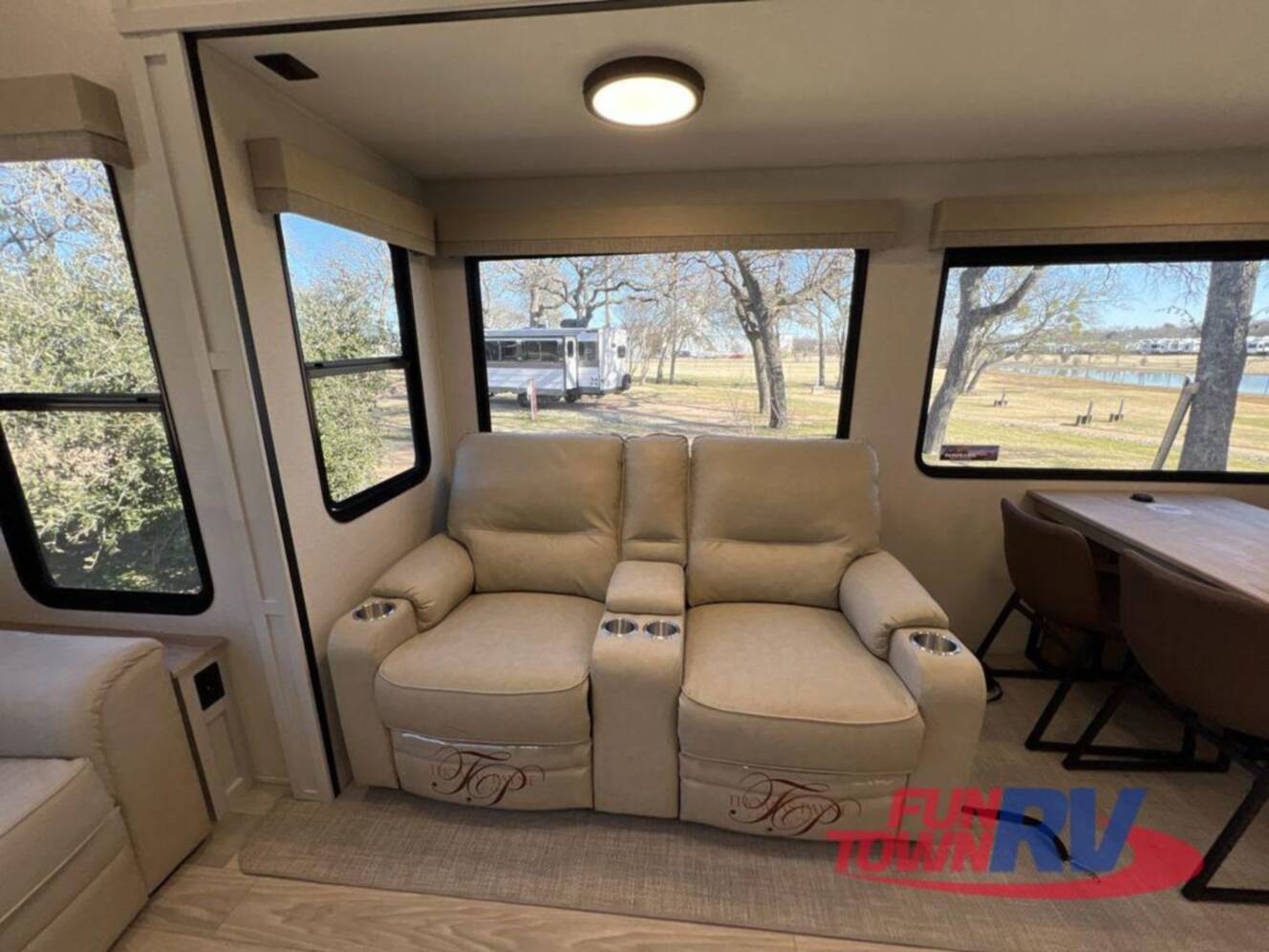A photo of this 2025 Forest River Rv Sandpiper Destination Trailers 388JW