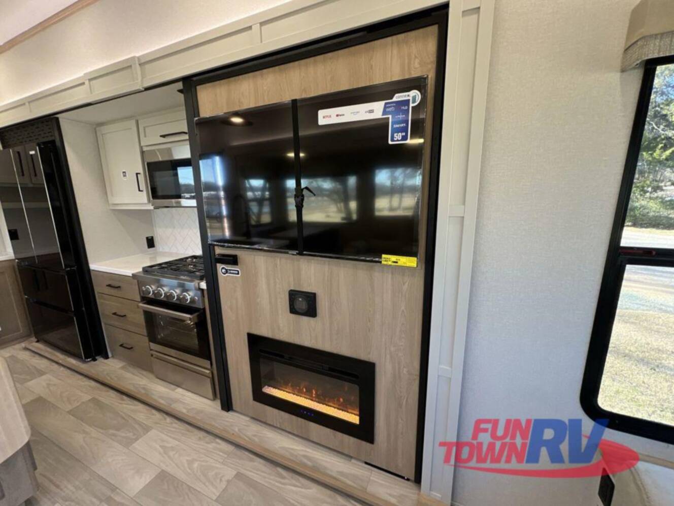 A photo of this 2025 Forest River Rv Sandpiper Destination Trailers 388JW