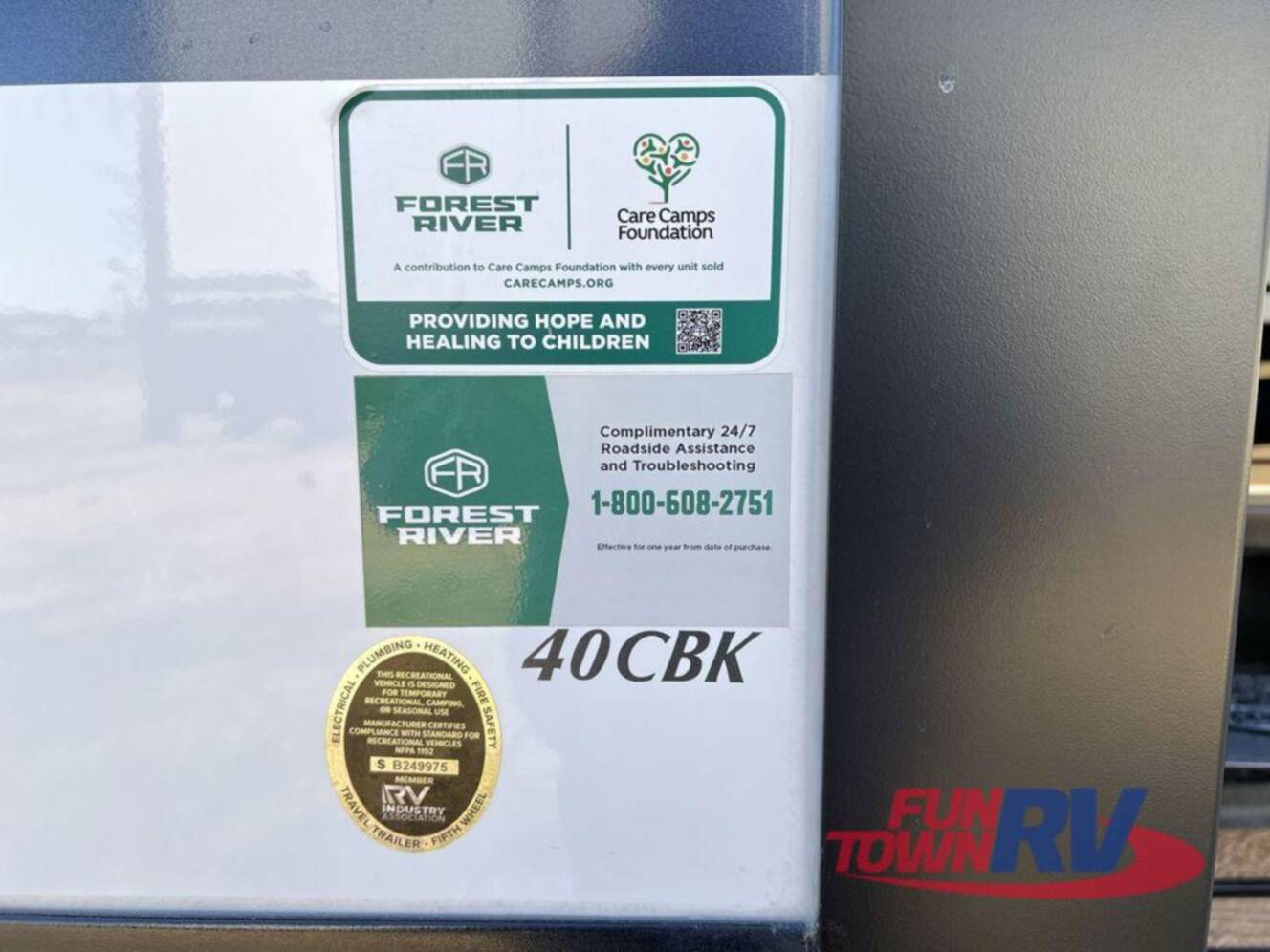 A photo of this 2025 Forest River Rv Cedar Creek Cottage 40CBK