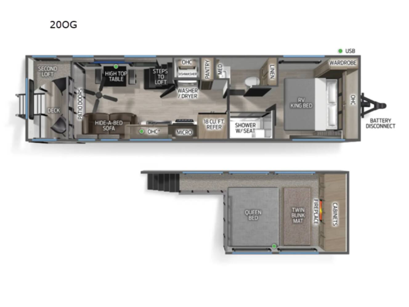 A photo of this 2026 Forest River Rv Cherokee Timberwolf 20OG