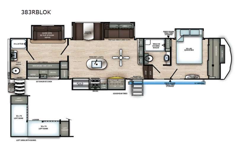 2021 Forest River Rv Sandpiper 383RBLOK in buckner MO