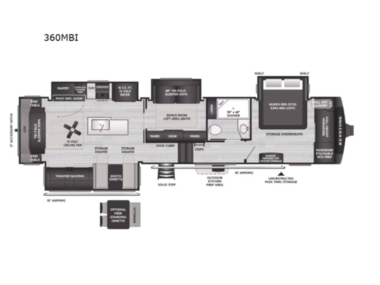 A photo of this 2026 Keystone Rv Cougar 360MBI