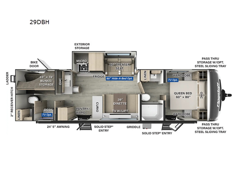2025 Forest River Rv Flagstaff Super Lite 29DBH in windsor locks CT