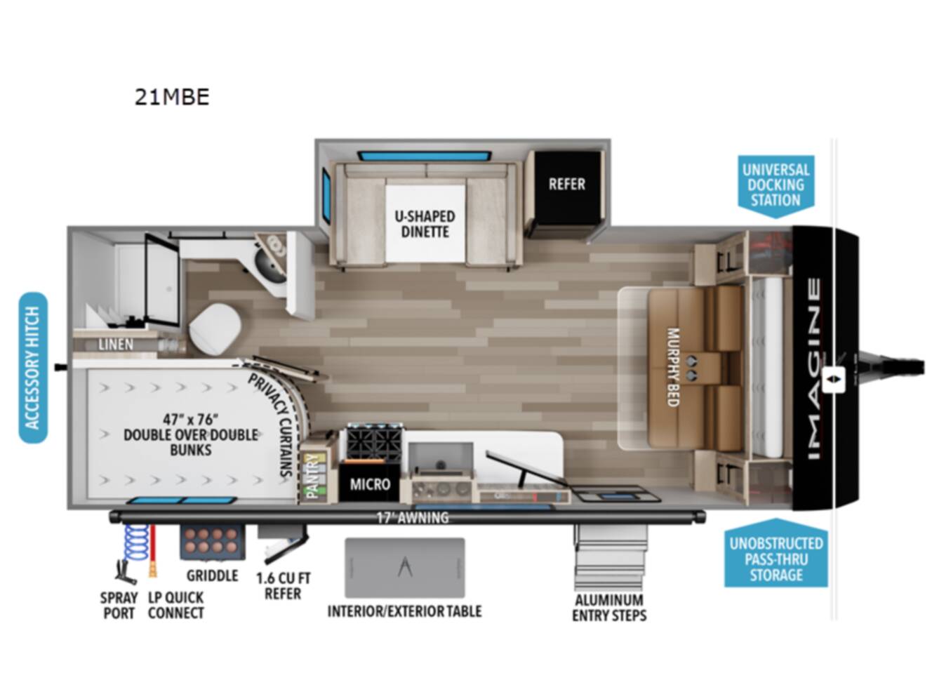 A photo of this 2026 Grand Design Imagine XLS 21MBE