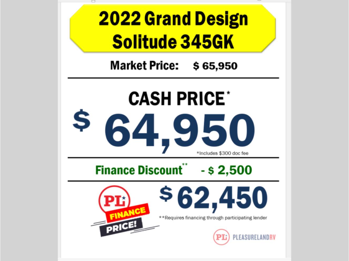 A photo of this 2022 Grand Design Solitude 345GK