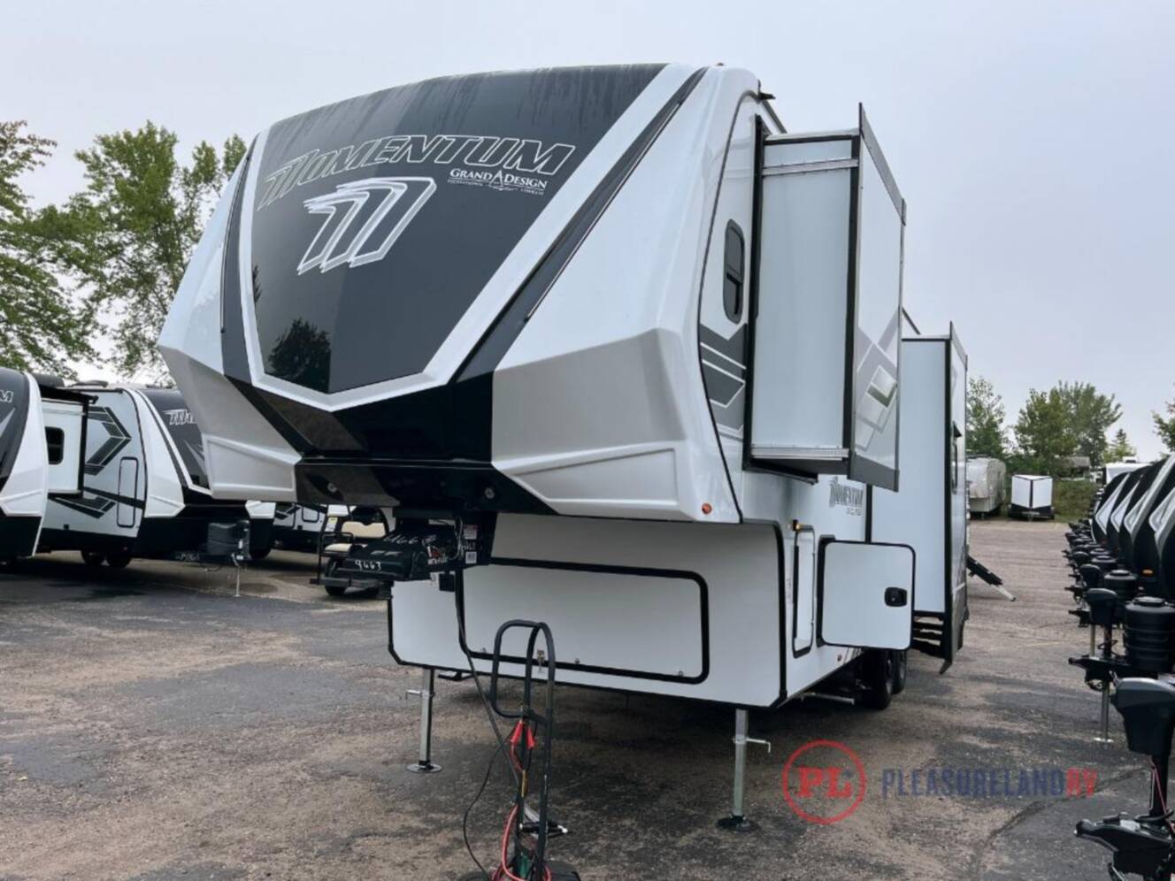 A photo of this 2026 Grand Design Momentum G-Class 320G